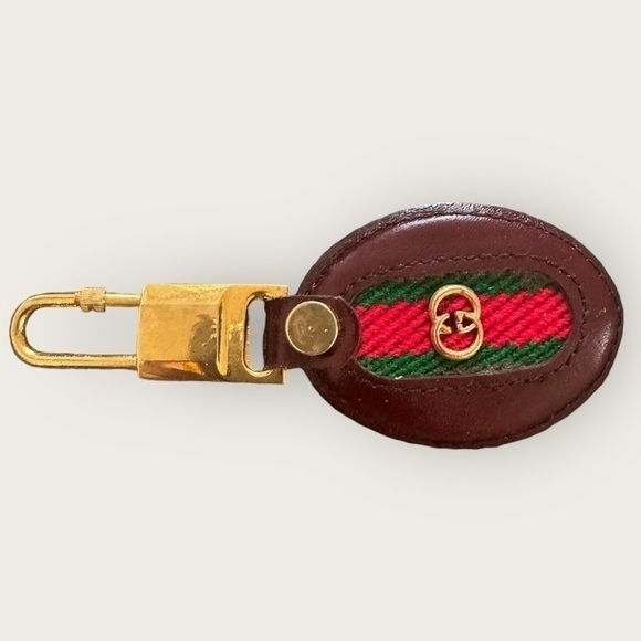 Vintage Gucci Leather Keychain - Picture 1 of 3